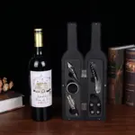 KIT SACA CORCHO EN FORMA DE BOTELLA